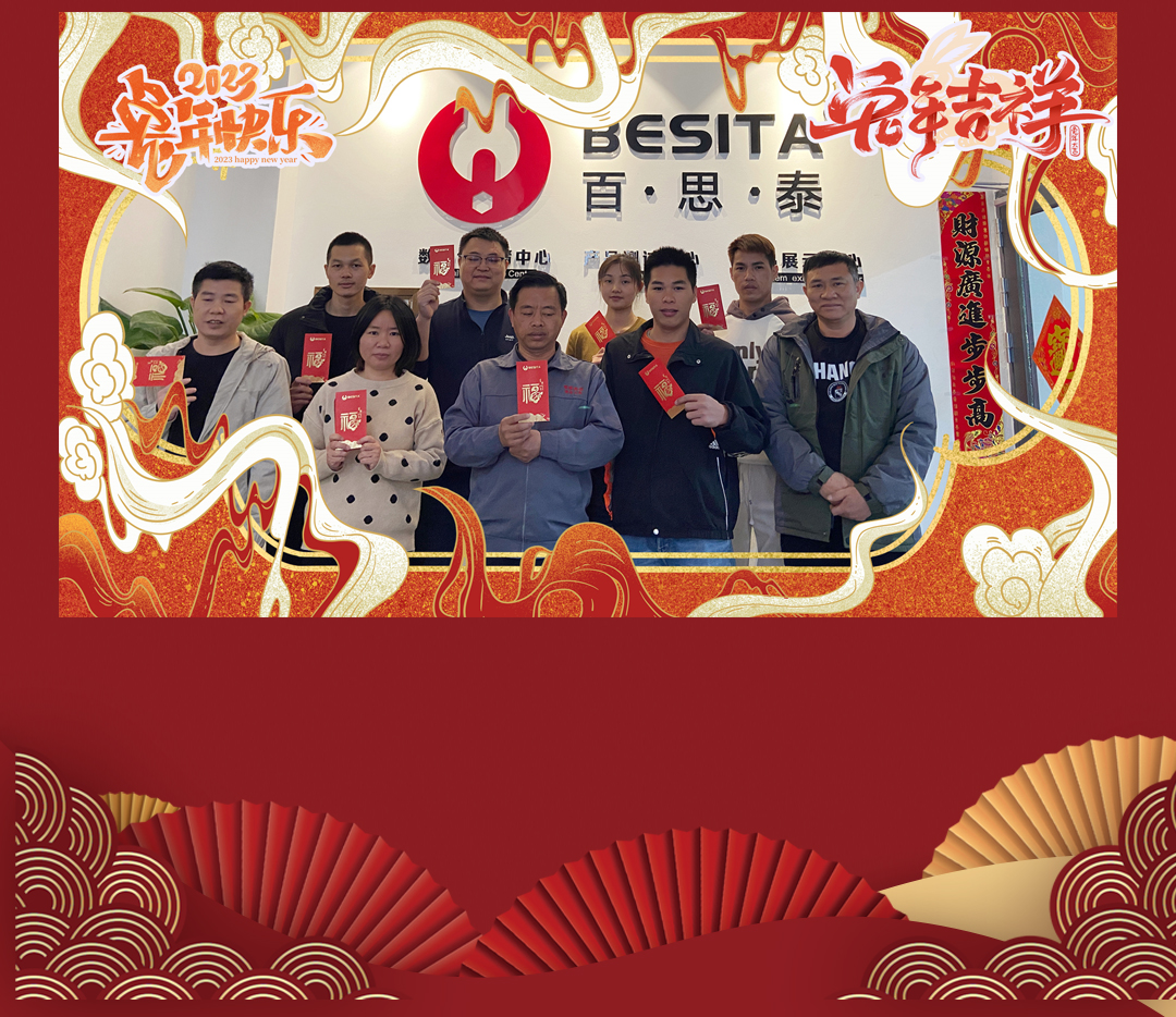 百思泰 | 開工大吉，2023卯足干勁，大展宏兔！